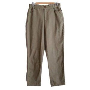 ANKO / Linen Cotton Blend Casual Pants Sage Green Sz 12